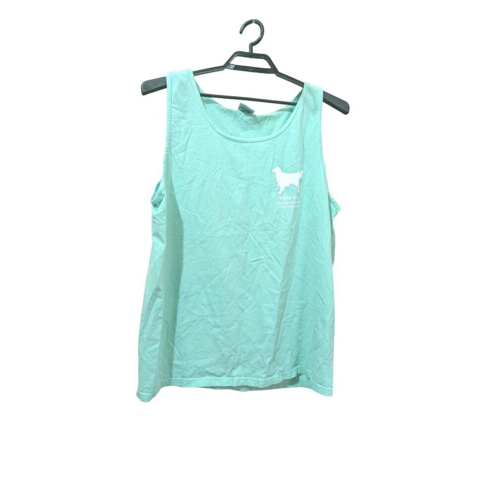 Comfort Colors Tank Top XL Hand In Paw United Battle Against Canine Cancer Green